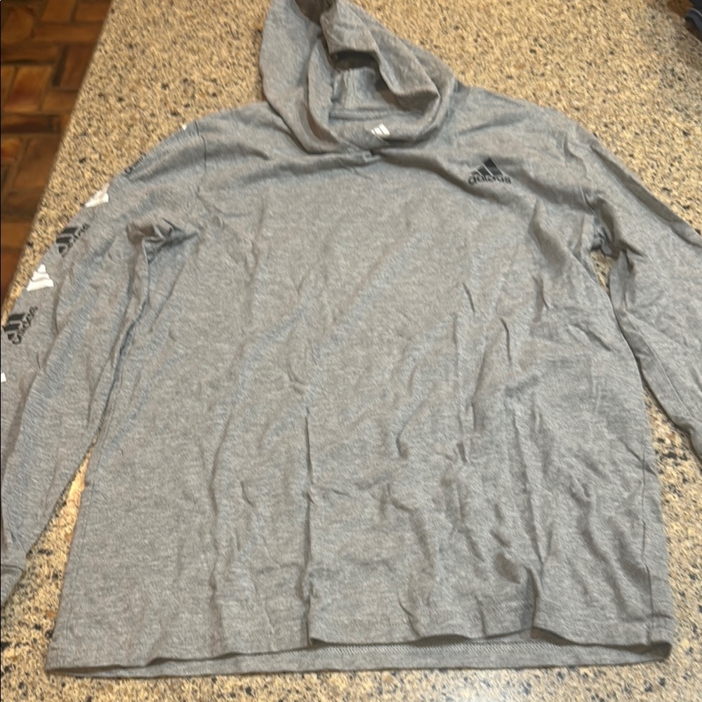 Adidas kids Gray Hoodie Shirt